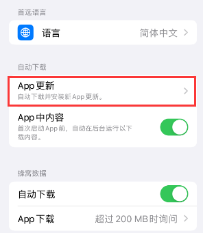 叶城苹果15维修中心如何让iPhone15APP自动更新